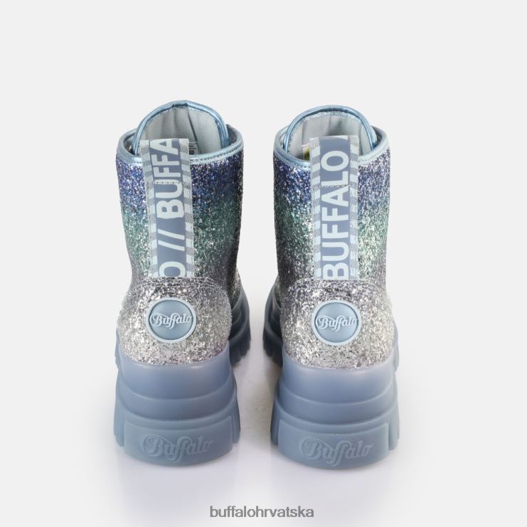 srebrno siva Buffalo aspha lace up hi gležnjača vegan |čizme TDD6T440
